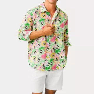 Men's Printed Long Sleeve Shirt